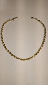 Bracciale Oro Giallo 14K~****2,5 MM SPESSORE CORDA SCINTILLANTE**~7,25" Lungo~2 GRAMMI - Foto 1 di 10