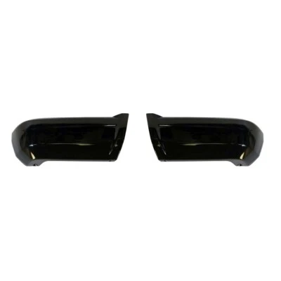 Fits For 1997-2001 Jeep Cherokee Rear Bumper End Cap Spoiler Smooth Black 2pcs - Image 1 of 4