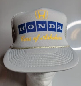 VTG Honda Cars of Asheboro Trucker Foam Rope Spell Out Snapback Hat - Picture 1 of 7