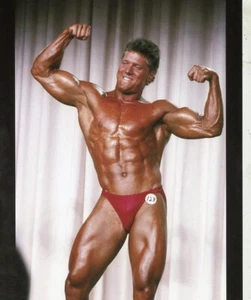 BODYBUILDING ANNI 80 CALIFORNIA COMPETITION EXCLUSIVE* STAMPA A COLORI 8X10" N. 84 - Foto 1 di 1