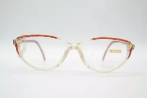 Vintage Zeiss 4733 8200 Transparent Gold Mehrfarbig Oval Brille eyeglasses NOS - Picture 1 of 6