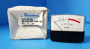 NEW ALL ELECTRONIC, CAT# PM-453, MICROAMP PANEL METER - Picture 1 of 6