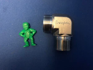 Swagelok SS-1610-2-16RT ss Tube Fitting Elbow 1” Male tube OD x 1” male ISO TT - Picture 1 of 4