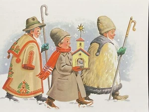 Rare Collectible Vintage Christmas Postcard With Canceled Stamp - 1986 - Picture 1 of 4
