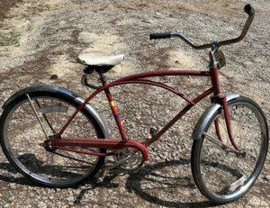 Murray Red Monterey 26” Beach Cruiser Original/USA Made! California Dreamin’ - Picture 1 of 24