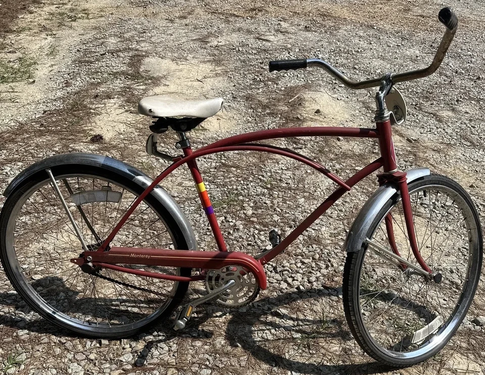 Murray Red Monterey 26” Beach Cruiser ¡Original/Hecho en Estados Unidos! California Dreamin’ Foto 1 de 4