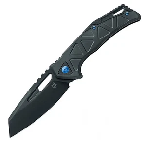 Fox Knives Chronos Black Aluminum MagnaCut Knife Stefan Merk FX-552 AL - Picture 1 of 2