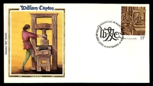 Mayfairstamps Great Britain FDC 1976 William Caxton Man Working on Machine First - Picture 1 of 2