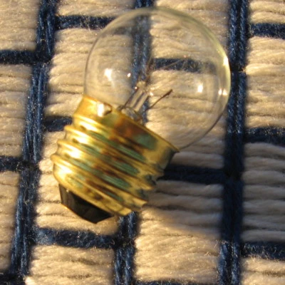 NEW 7.5w Clear S11 sign & night LIGHT BULB 7 &1/2 WATT 7.5S11 medium SHIPSfor7¢* - Image 1 of 4