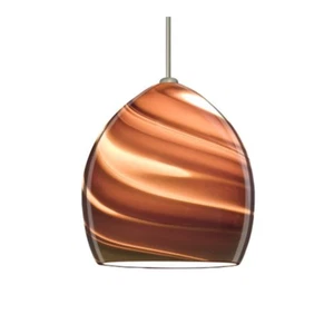 1XT-1716SK-LED-SN-Besa Lighting-Sprite-One Light Cord Pendant w/ Flat Canopy 4.5 - Picture 1 of 1