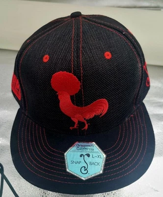 Подгузник корни черный джинсовой ткани красный стежок шляпа Southern Rap новый редкая Htf Oop Nreg Wku - Изображение 1 из 4