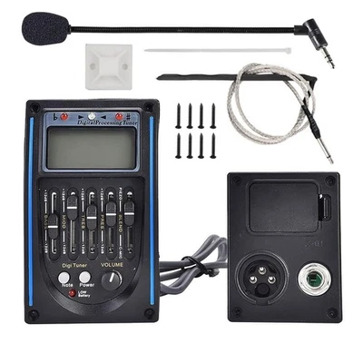 Acoustic Guitar Preamp Pickup Tuner 5 Band PRENER-PM Equalizer Pickup Tuner - Image 1 of 4