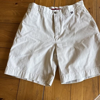 Victorinox Premier Cotton Twill Shorts Beige Khaki Men's Chino Size 34 EUC - Image 1 of 4