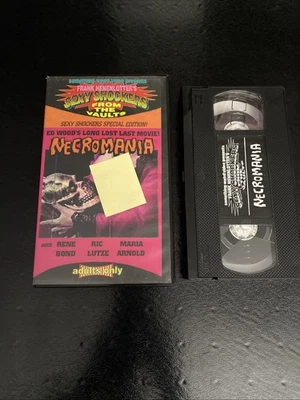 Necromania Ed Wood’s Lost Movie Something Weird Video B Movie VHS Clamshell RARE - Image 1 of 4
