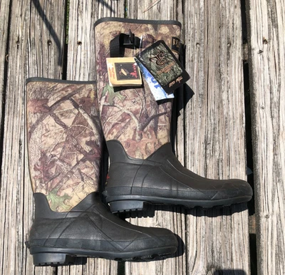 Red Head Waterproof Camouflage Boots Mens Size 9 Hunting Fishing - Image 1 of 4