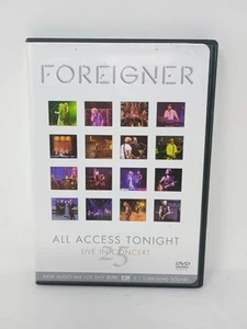 Foreigner All Access Tonight DVD Live Concert 25th Anniversary Tour Video Rock - Foto 1 di 5