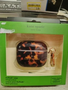 Kate Spade New York AirPods 3. Gen Tortoise Case mit Schlüsselanhänger - Bild 1 von 1