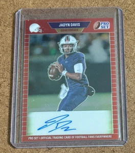 2024 Leaf Metal Pro Set JADYN DAVIS Michigan Wolverines AUTO #/26 Signed Card RC - Picture 1 of 4