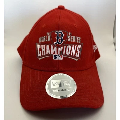 New Era 2013 World Series Champions Red Sox Cap with Sticker - Image 1 of 4