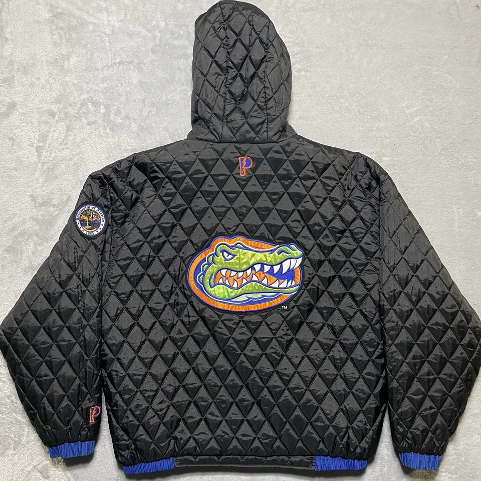 Florida Gators Pro Player Rare Reversible Jacket Mens 2XL Blue Black 1990’s VTG - Image 1 of 4