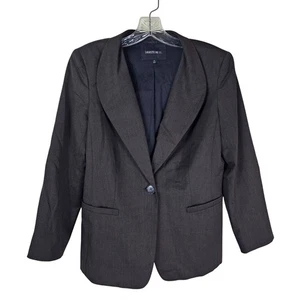 Lafayette 148 New York Brown Wool Blazer 8 Stretch Quiet Luxury Old Money Neutra - Picture 1 of 9