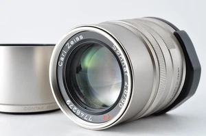 CONTAX Carl Zeiss Sonnar T* 90mm F2.8 Chrome Silver #1182 - Picture 1 of 14