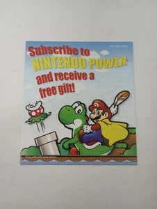 Subscribe to Nintendo Power GBA Game Boy Advance Promo Insert HW-AGB-USA-2  - Picture 1 of 5