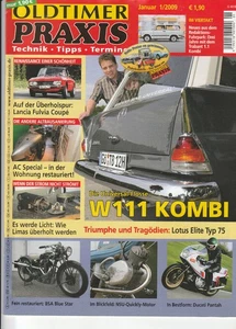 Oldtimer Praxis 01/2009 : Titelstory - Mercedes W 111 Heckflosse Kombi - Bild 1 von 1