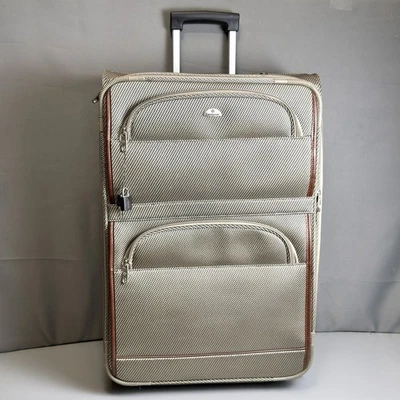 Equipaje de colección Samsonite bronceado lado suave expandible vertical 24′′ 2 ruedas tejido nailon Foto 1 de 4