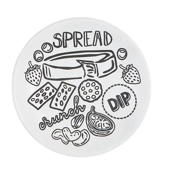 Plato de tapas Mud Pie | Untar vino | 4" diámetro Foto 1 de 1