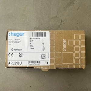 Hager ARL910U RCBO/AFDD 1M LFL B10a 6ka Type A 30ma Arc Fault Detection FREE P&P - Picture 1 of 3