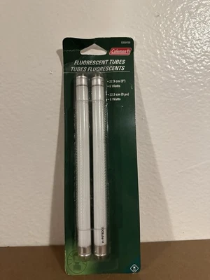Paquete de 2 tubos fluorescentes de repuesto Coleman 5355H709 9" 6 vatios ~ Foto 1 de 3