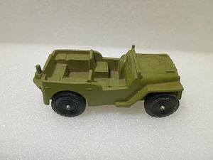 Vintage (IDEAL Toy Corp??) 4" Army JEEP ~ Made in USA - Picture 1 of 5