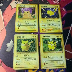 Pokemon cards old backs old backs Pikachu Pokemon cards originals - Picture 1 of 6