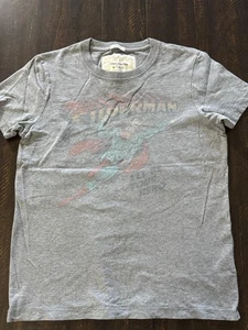 Abercrombie & Fitch Superman Tee T-Shirt Grey Men’s Size S Vintage - Picture 1 of 6