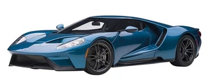 AUTOart 1/12 FORD GT 2017 Blu Metallico 12107 Modello Auto In Diecast NUOVO - Foto 1 di 9