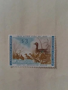 Old 1962  Duck Stamp - Picture 1 of 2