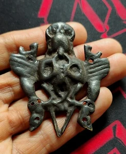 Antique Tibetan Buddhist Amulet Pendant- Garuda Thokcha, Tokcha, TK - Picture 1 of 2