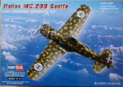 Macchi MC 200 Saetta - Regia Aeronautica, Hobby Boss 1/72 - Immagine 1 di 3