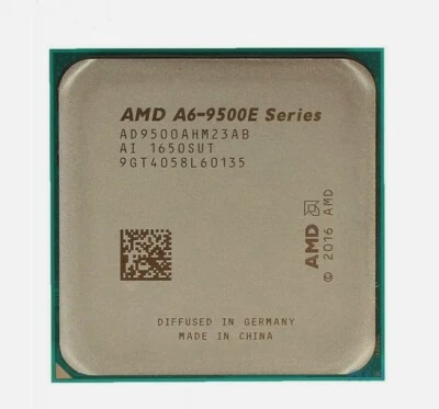 AMD A6-9500E AD9500AHM23AB Dual-core 3.00 GHz 35W Socket AM4 CPU Processor - Image 1 of 3