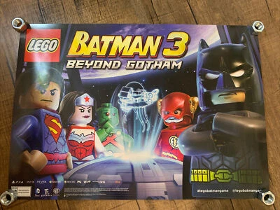 LEGO Batman 3 Beyond Gotham Justice League Official Promotional Poster 2014 - Image 1 of 3