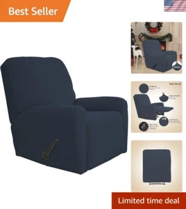 Waterproof Checkered Sofa Cover - Premium Furniture Protector in Dark Blue - Picture 1 of 9