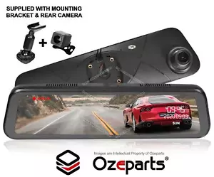 9.6" 1080P Rear View Mirror Dash Reverse Camera For Ford Falcon AU BA BF FG FGX - Picture 1 of 7