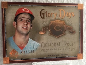 2005 SP GLORY DAYS "Don Gullett" Pr: 087/399 - Foto 1 di 2