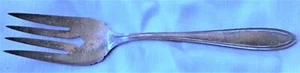 ONEIDA SILVER "Dominion" Medium Solid Cold Meat Serving Fork - Picture 1 of 6