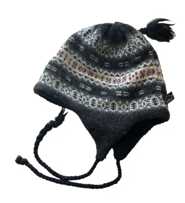 GORRO MASCULINO FEMININO PELE DE TARTARUGA 100% LÃ MALHA CINZA CAÇADOR TAMANHO ÚNICO OS - Imagem 1 de 3