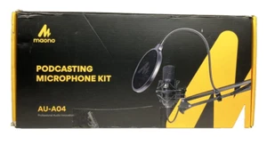 Maono AU-AO4 Podcasting Microphone Kit (Black) - Picture 1 of 8