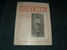 1904 Husky Hans Sheet Music Honus Wagner Pittsburgh Pirates Baseball