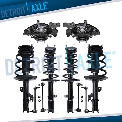 10pc Front Rear Steering Knuckles Hubs Struts Sway Bars Kit for Toyota Avalon - Image 1 of 4