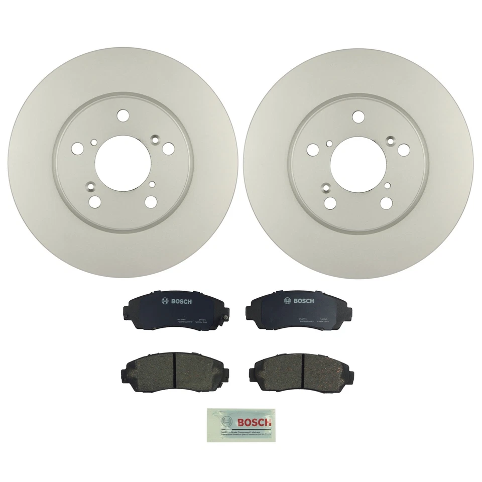 Kit de pastillas de freno de disco y rotor delantero Bosch 296 mm cerámica para Honda Odyssey Foto 1 de 1